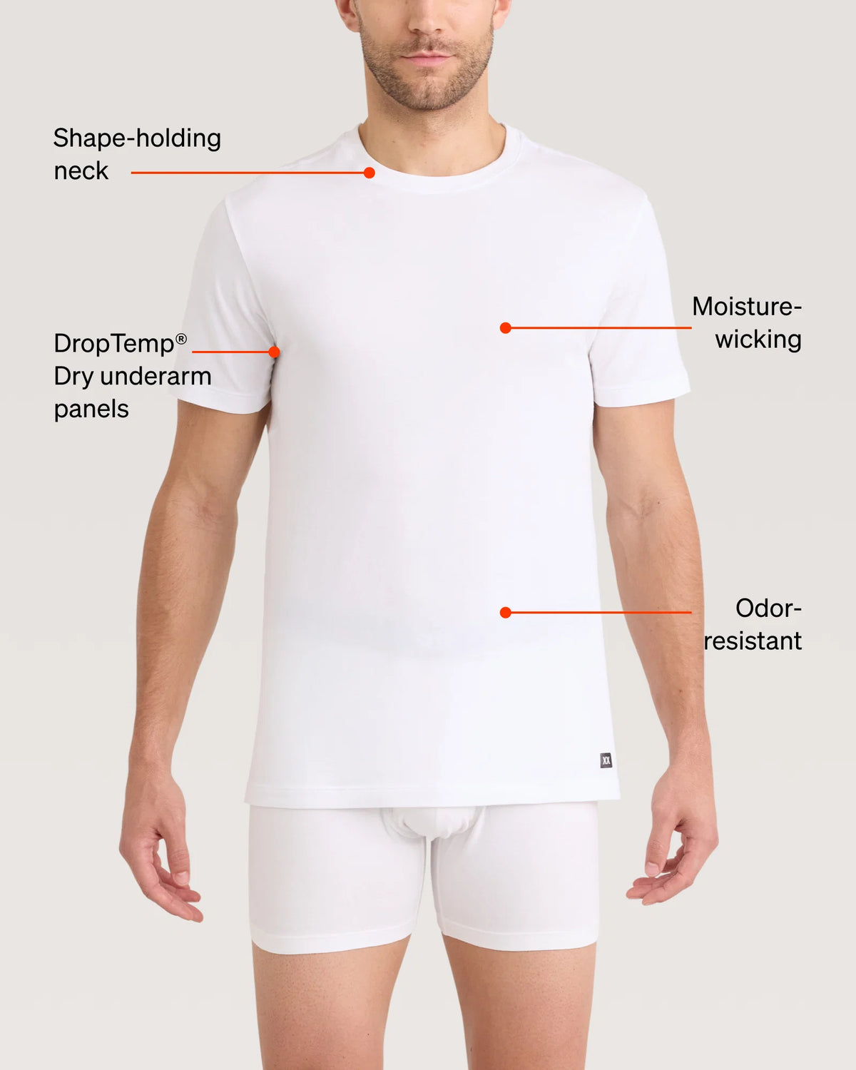 DropTemp® Dry Cotton (2 Pack)