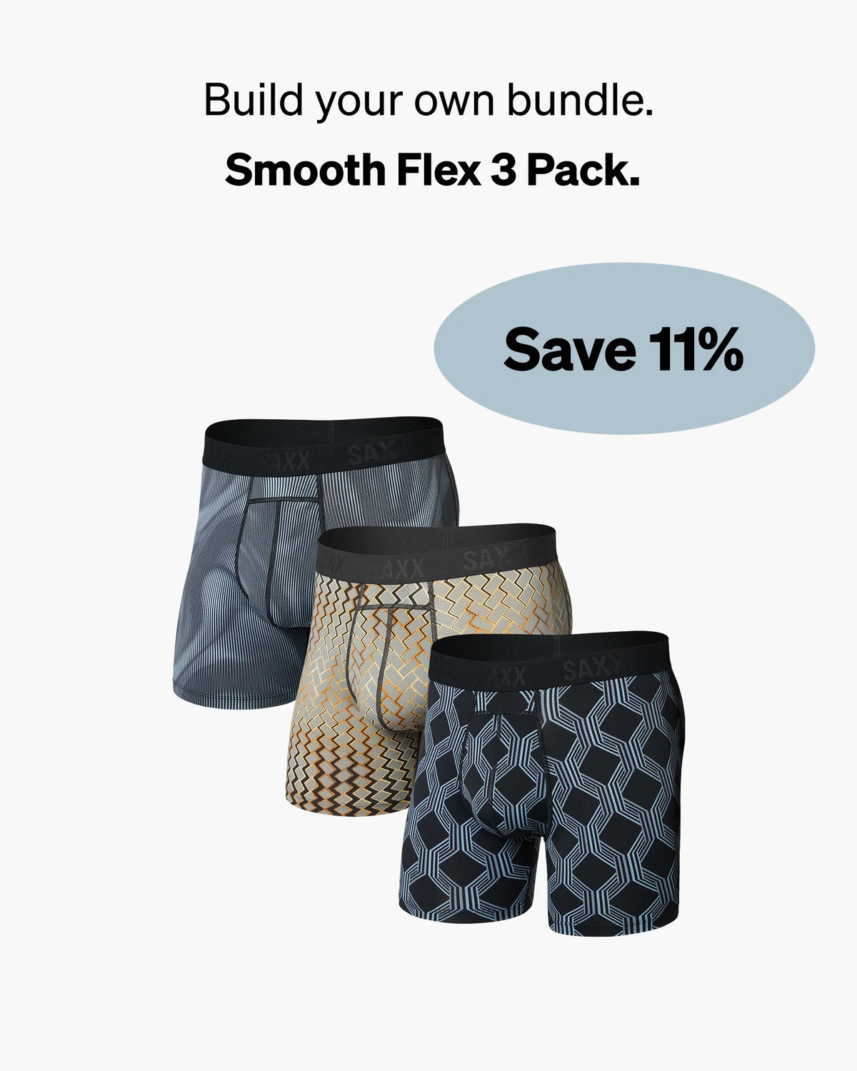 Build Your Own Smooth Flex Light Compression (3 Pack)